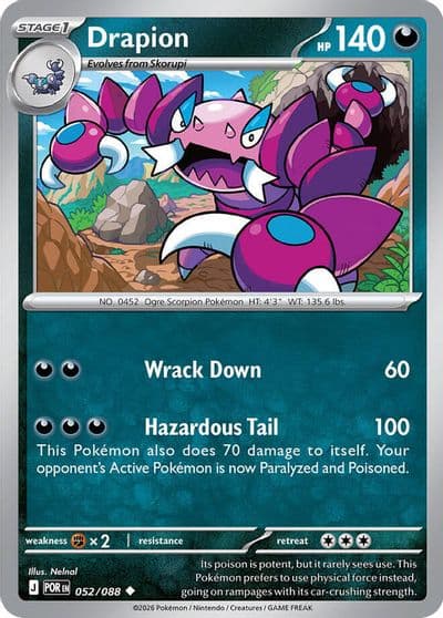 Drapion ME03: Perfect Order Pokemon card