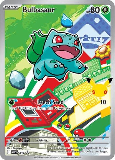 Bulbasaur - 037 ME: Mega Evolution Promo Pokemon card