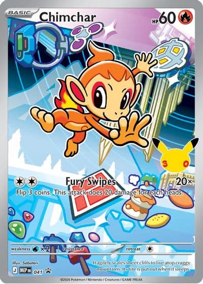 Chimchar - 041 ME: Mega Evolution Promo Pokemon card
