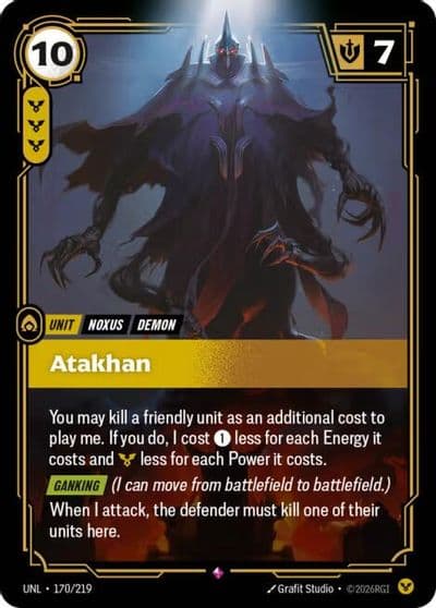 Atakhan Unleashed Riftbound card