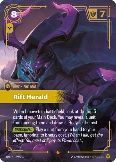 Rift Herald Unleashed Riftbound card
