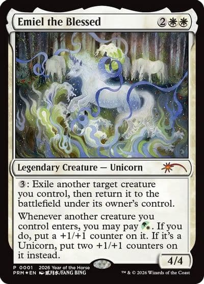 Emiel the Blessed Year of the Horse 2026 Standard Showdown Promos Magic card