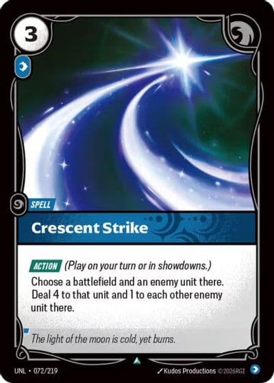 Crescent Strike Unleashed Riftbound card