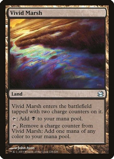 Vivid Marsh Modern Masters Magic card