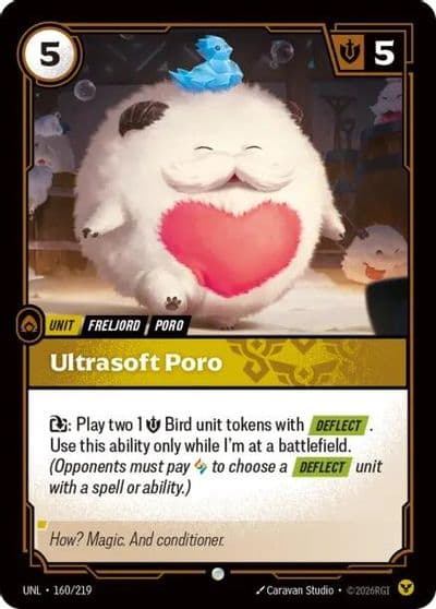 Ultrasoft Poro Unleashed Riftbound card