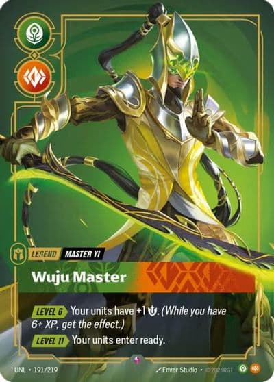Master Yi Wuju Master Unleashed Riftbound card