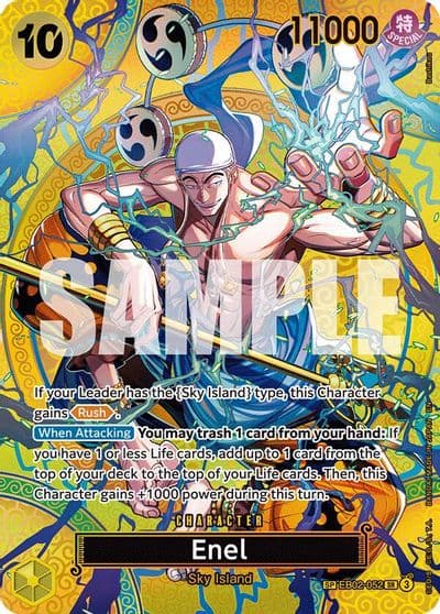 Enel SP Adventure on Kami's Island One Piece card