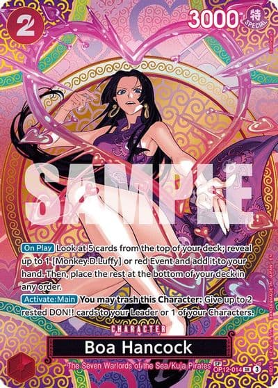 Boa Hancock SP Adventure on Kami's Island One Piece card