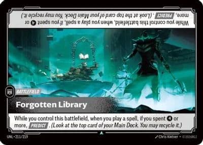 Forgotten Library Unleashed Riftbound card