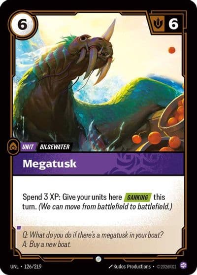 Megatusk Unleashed Riftbound card