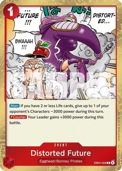 Distorted Future Adventure on Kami's Island One Piece card