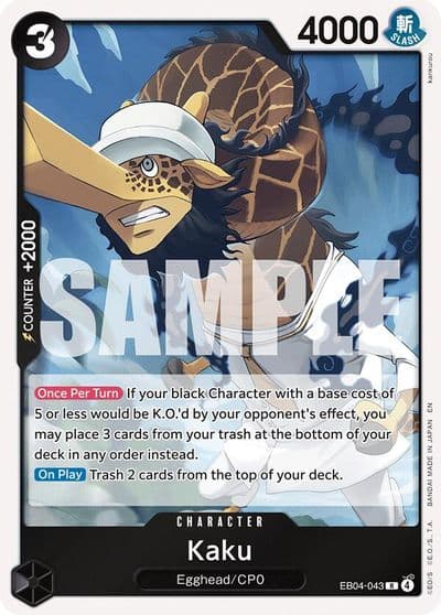 Kaku Adventure on Kami's Island One Piece card