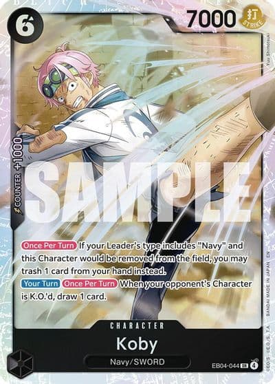 Koby EB04 044 Adventure on Kami's Island One Piece card