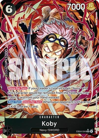 Koby EB04 044 Alternate Art Adventure on Kami's Island One Piece card