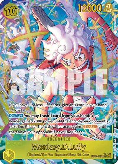MonkeyDLuffy EB04 061 Alternate Art Adventure on Kami's Island One Piece card