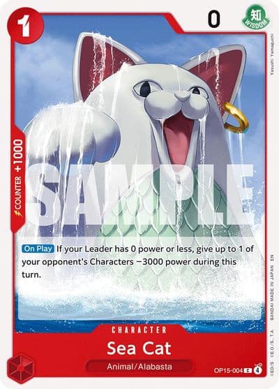 Sea Cat Adventure on Kami's Island One Piece card