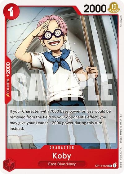 Koby OP15 009 Adventure on Kami's Island One Piece card