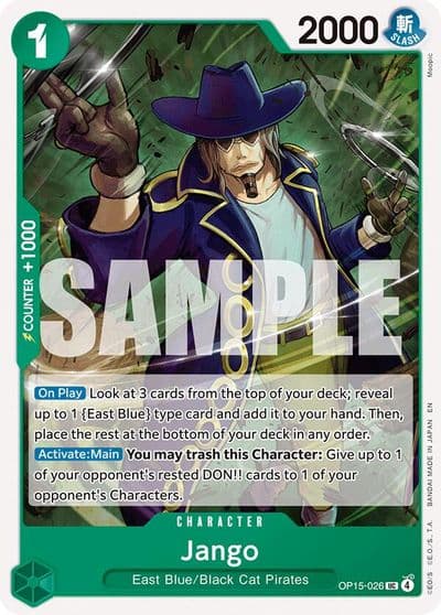 Jango Adventure on Kami's Island One Piece card