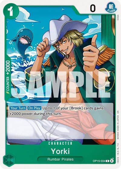 Yorki Adventure on Kami's Island One Piece card