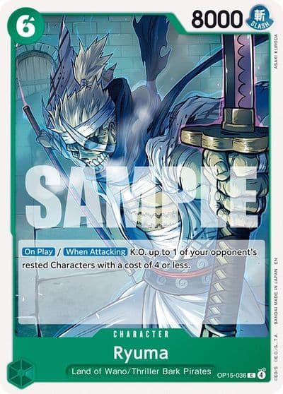 Ryuma Adventure on Kami's Island One Piece card
