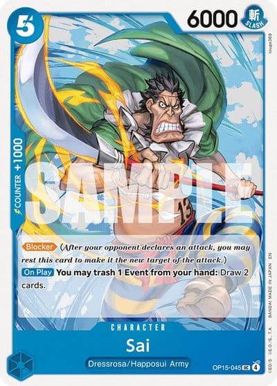 Sai Adventure on Kami's Island One Piece card