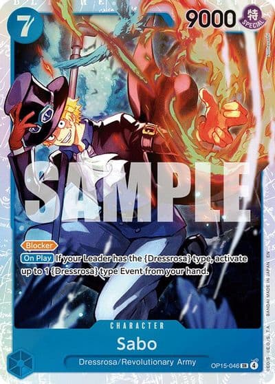 Sabo Adventure on Kami's Island One Piece card