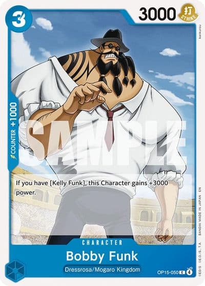 Bobby Funk Adventure on Kami's Island One Piece card