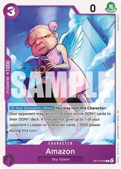Amazon Adventure on Kami's Island One Piece card