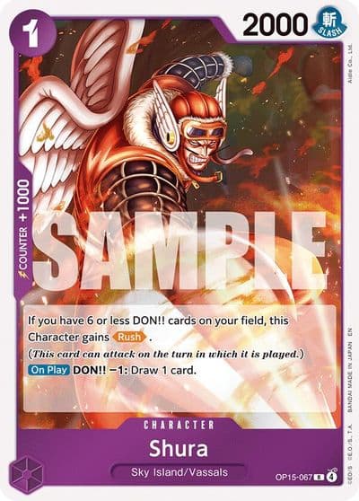 Shura Adventure on Kami's Island One Piece card