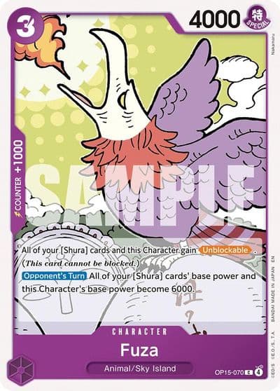 Fuza Adventure on Kami's Island One Piece card