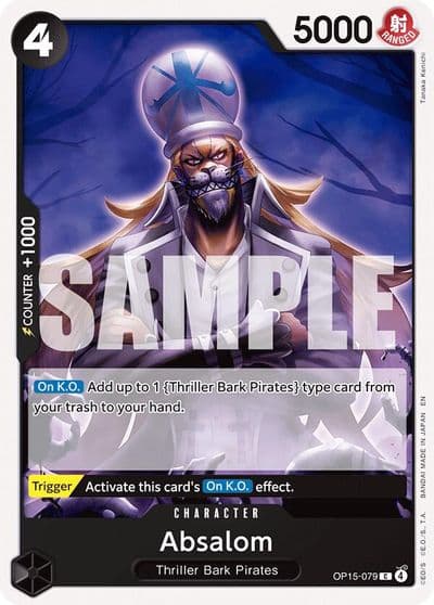 Absalom Adventure on Kami's Island One Piece card