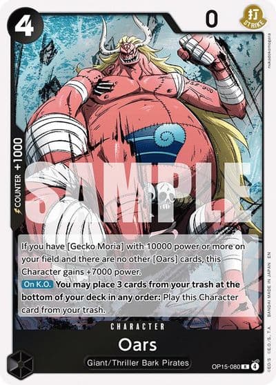 Oars Adventure on Kami's Island One Piece card
