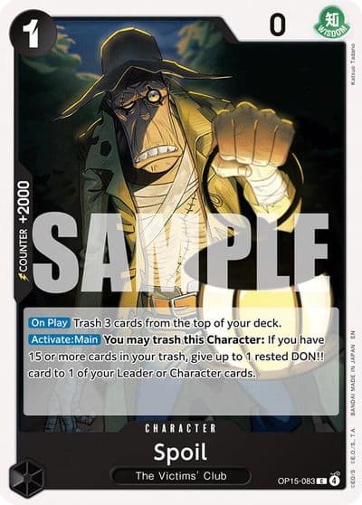 Spoil Adventure on Kami's Island One Piece card