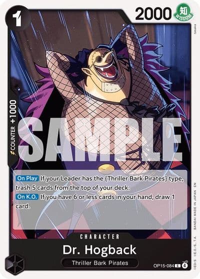 Dr Hogback Adventure on Kami's Island One Piece card