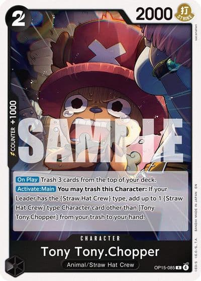 Tony TonyChopper OP15 085 Adventure on Kami's Island One Piece card