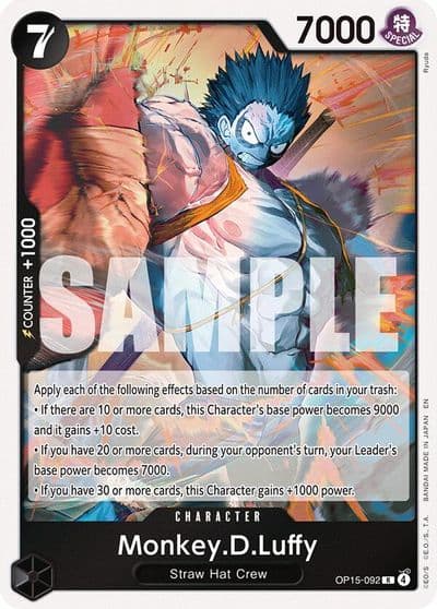 MonkeyDLuffy OP15 092 Adventure on Kami's Island One Piece card