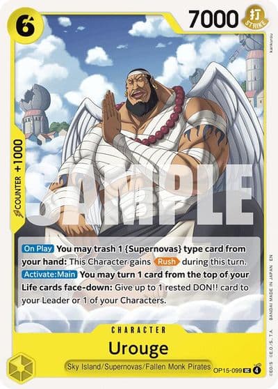 Urouge Adventure on Kami's Island One Piece card
