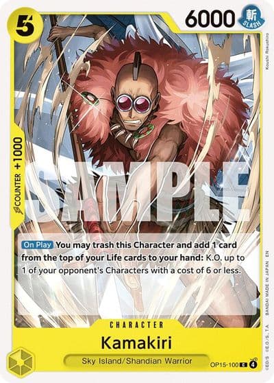 Kamakiri Adventure on Kami's Island One Piece card