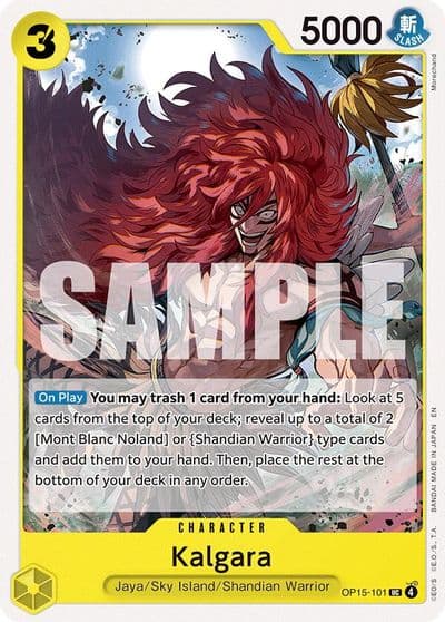 Kalgara Adventure on Kami's Island One Piece card