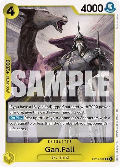 GanFall Adventure on Kami's Island One Piece card