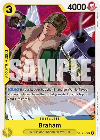 Braham Adventure on Kami's Island One Piece card