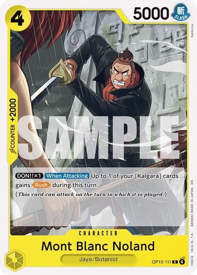 Mont Blanc Noland Adventure on Kami's Island One Piece card
