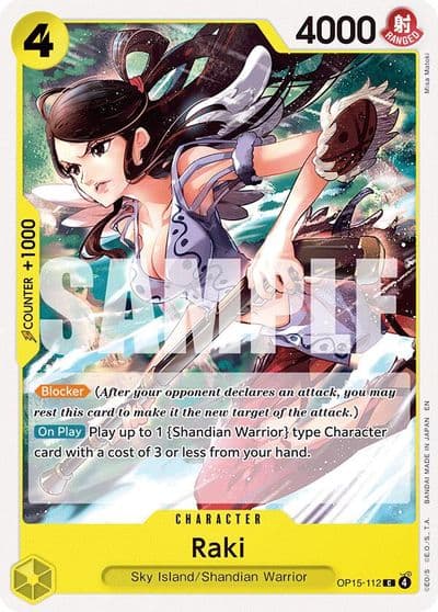 Raki Adventure on Kami's Island One Piece card