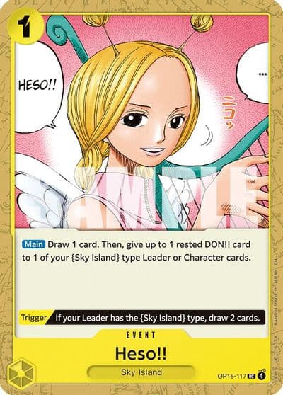 Heso Adventure on Kami's Island One Piece card