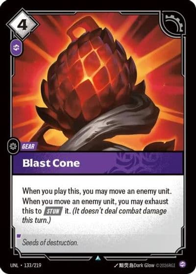 Blast Cone Unleashed Riftbound card