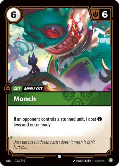 Monch Unleashed Riftbound card