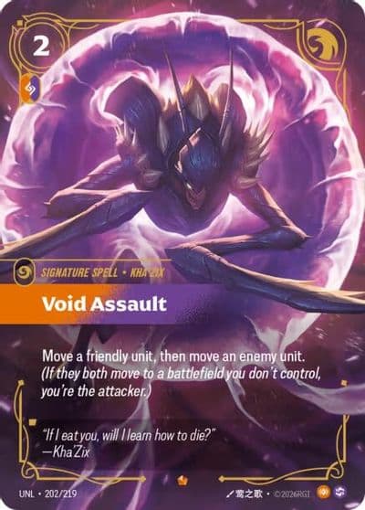 Void Assault Unleashed Riftbound card