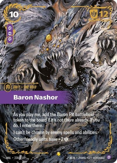 Baron Nashor Ultimate Unleashed Riftbound card