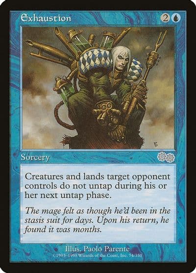 Exhaustion Urza's Saga Magic card