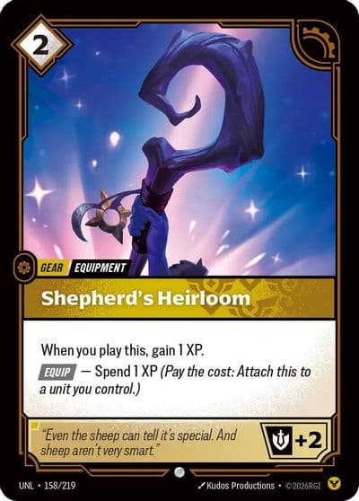 Shepherds Heirloom Unleashed Riftbound card